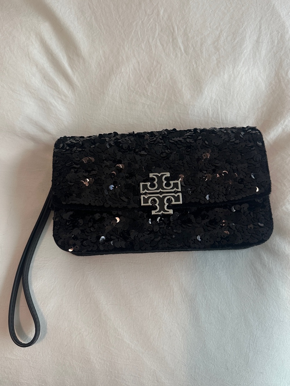 Tory Burch Sequin Black Bag